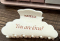 You Are Loved Hair Claw Clip