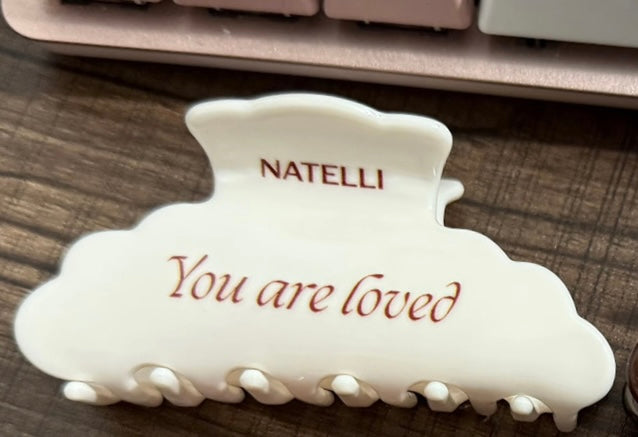 You Are Loved Hair Claw Clip