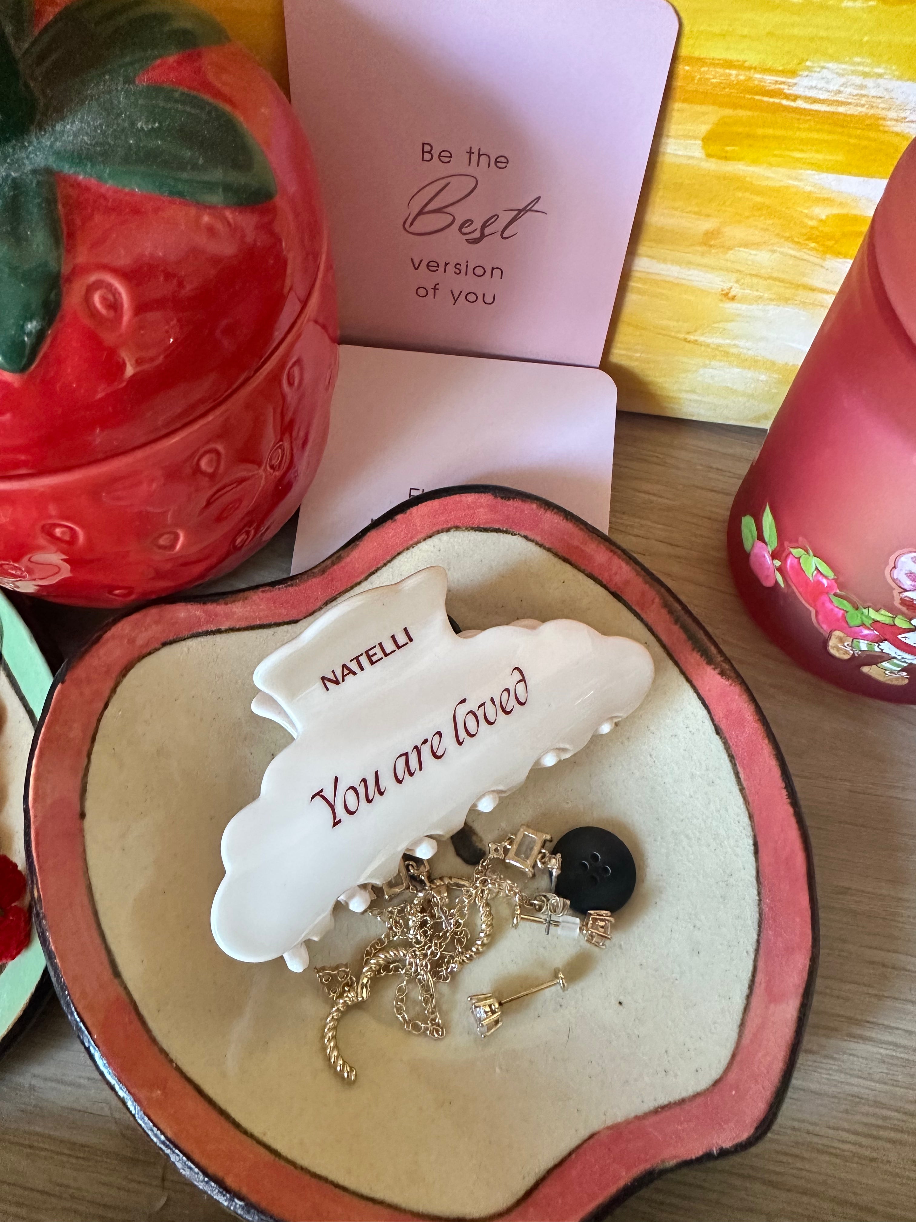 You Are Loved Hair Claw Clip