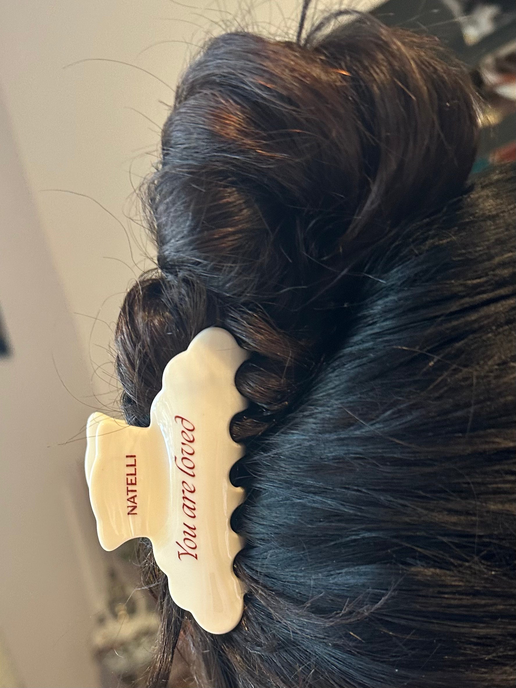 You Are Loved Hair Claw Clip