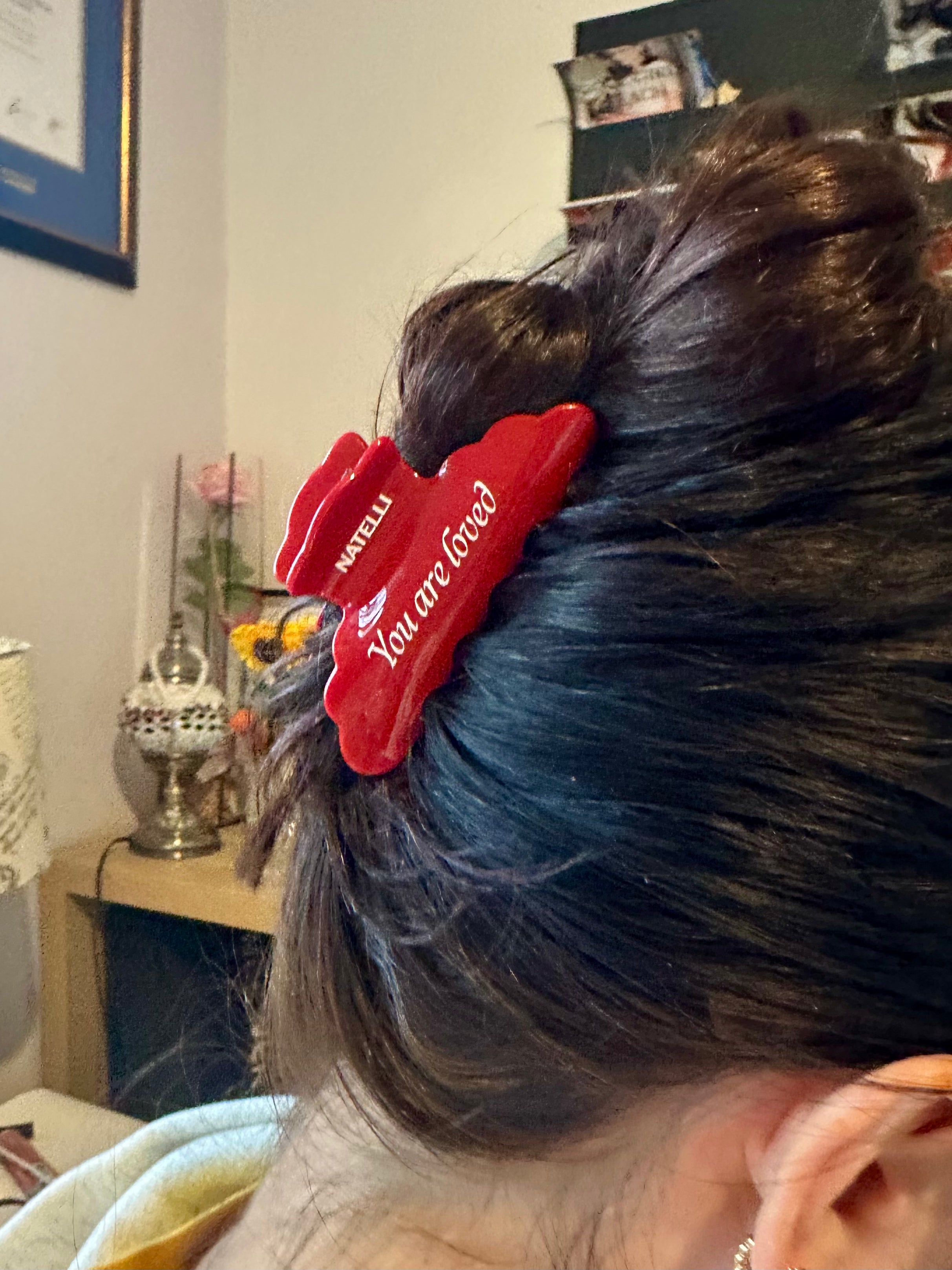 You Are Loved Hair Claw Clip