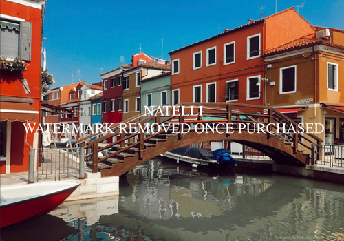 Burano Italy Digital Print | NATELLI