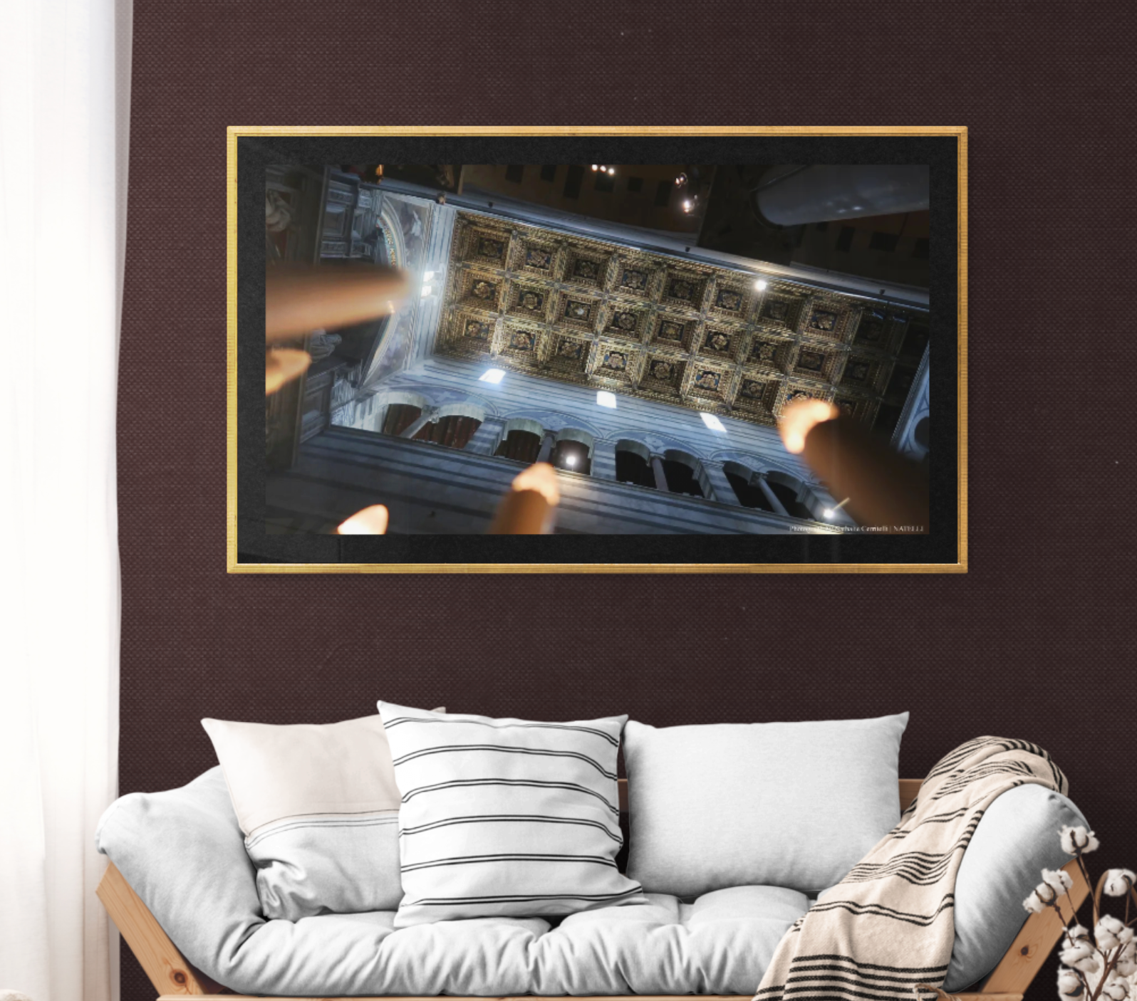 Candle Point Of View in a Italian Church Digital Print | NATELLI