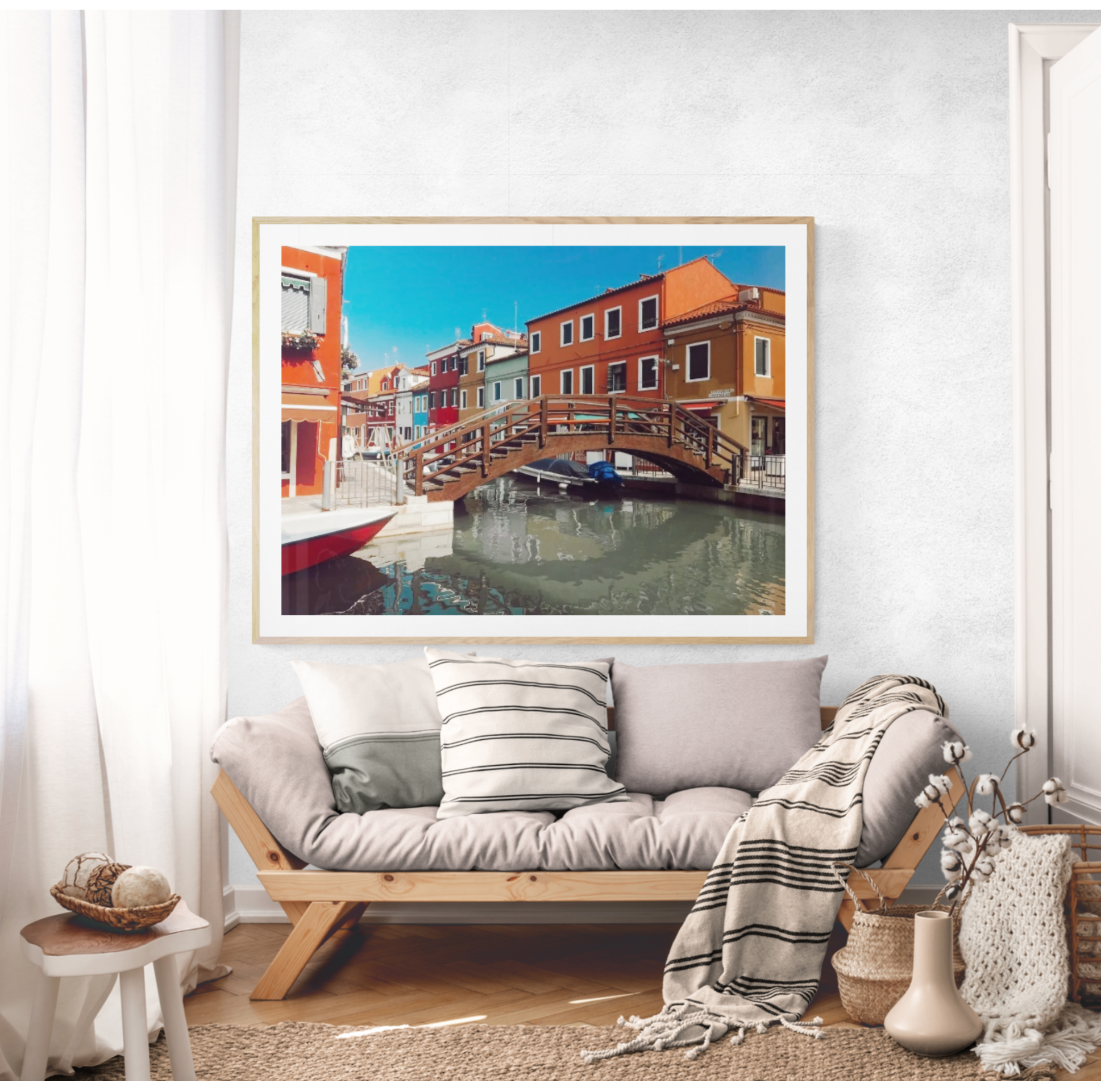 Burano Italy Digital Print | NATELLI
