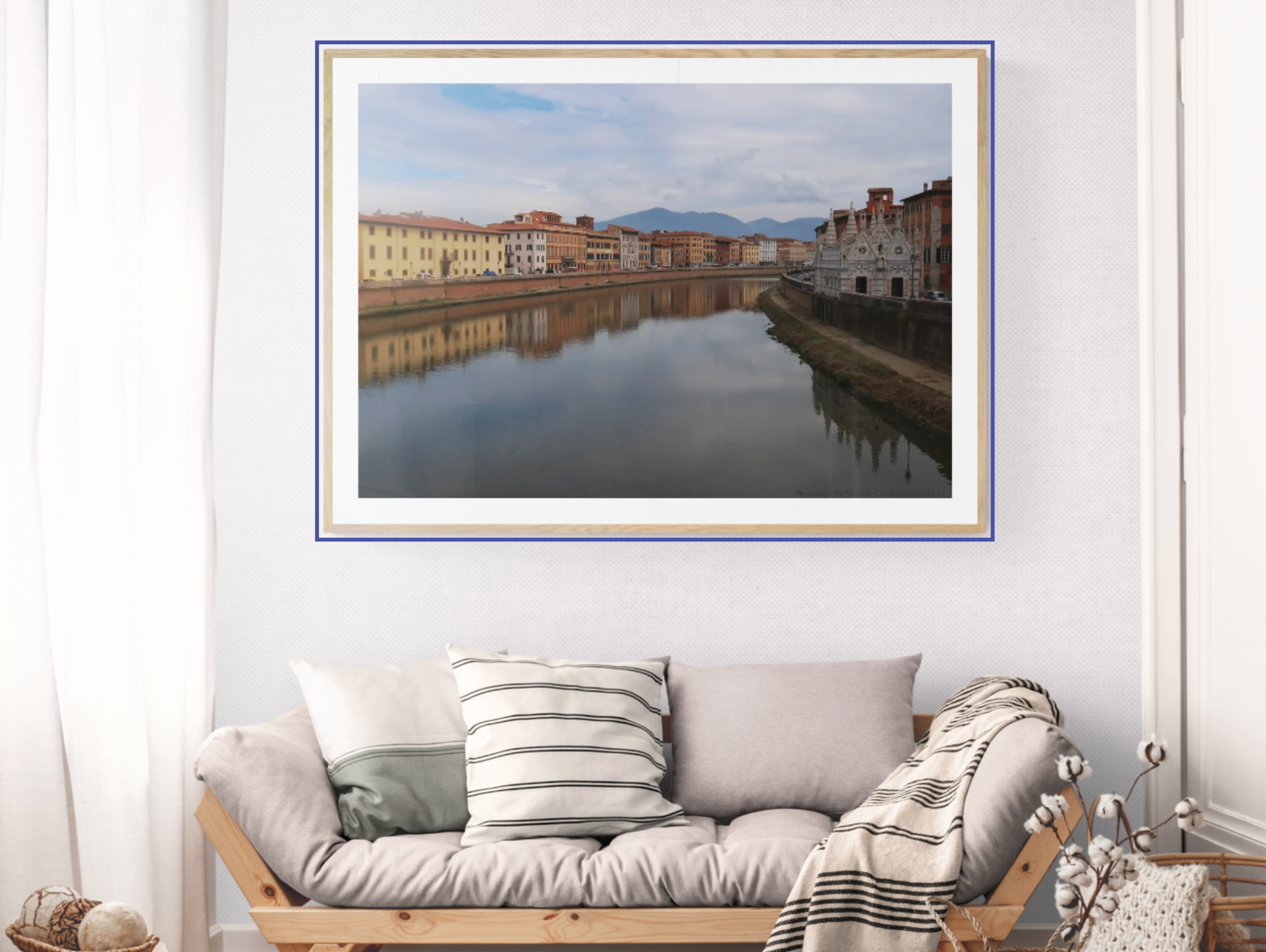 On the way to Pisa Italy Digital Print | NATELLI