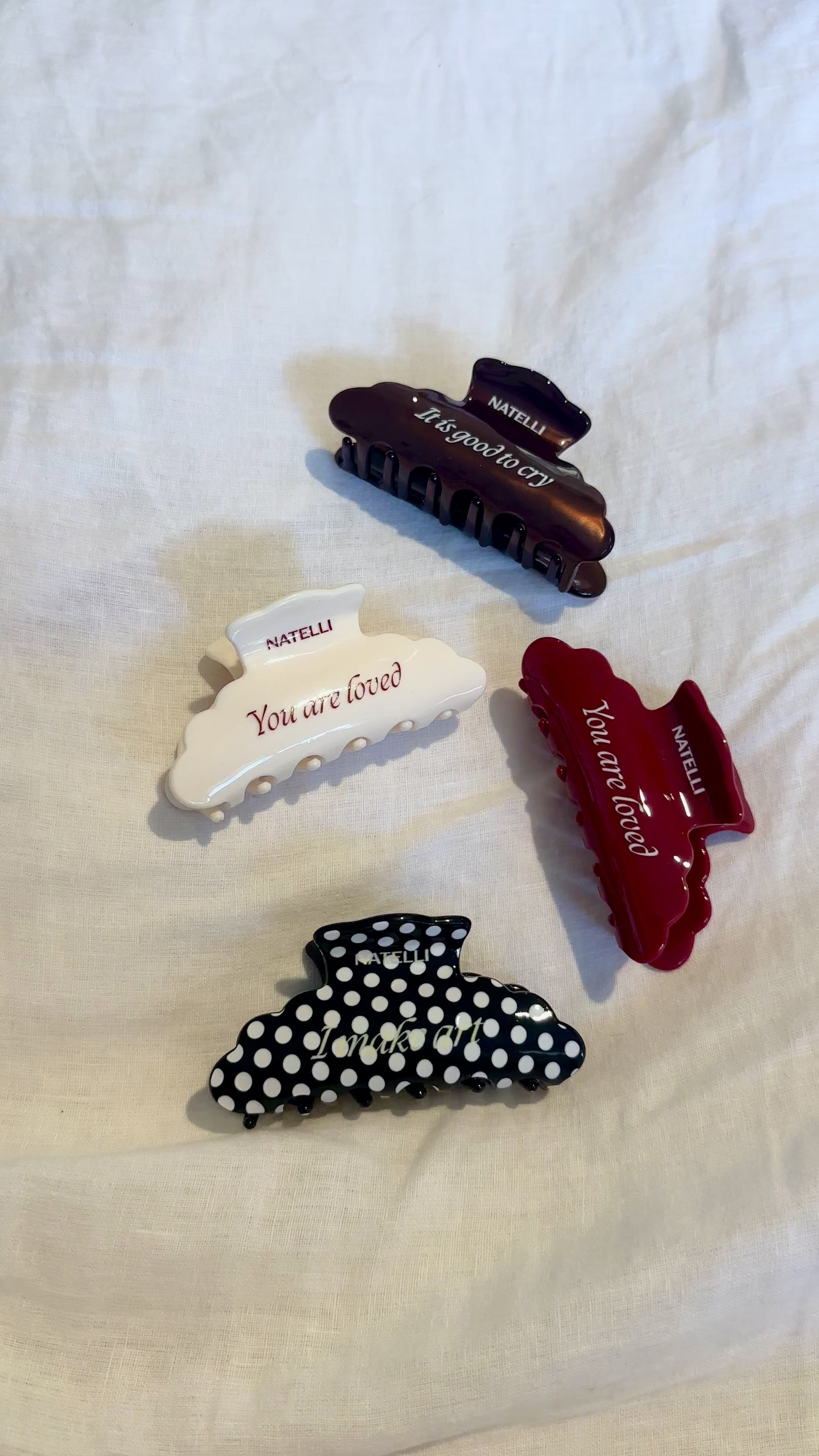 You Are Loved Hair Claw Clip